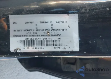 2009 Mazda Mazda3 I z USA, uszkodzony, nr VIN JM1BK32GX91206707